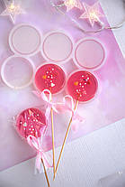 Силіконовий молд для льодяників "Коло-брязкальце 4 см"