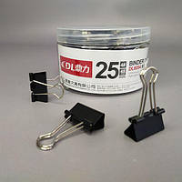 Біндер 25мм 48шт. чорний