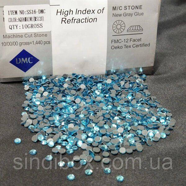 SS16 Термоклейні стрази дмс (DMC Китай) Col: AQUAMARINE, фото 1