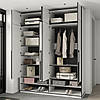 Шафа для одягу, шафа в передпокій, шафа зі штангою та поличками на 4 двері FR-10, фото 4