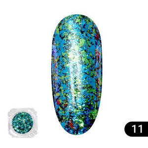 Втірка для нігтів Global Fashion Fire Works №11