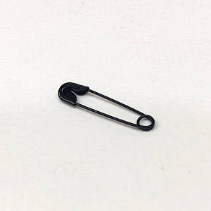 Булавка англійська 2 см упаковка 2000 шт. - колір чорна