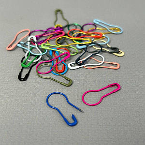 Булавка англійська 2,2 см упаковка 1000 шт - мікс