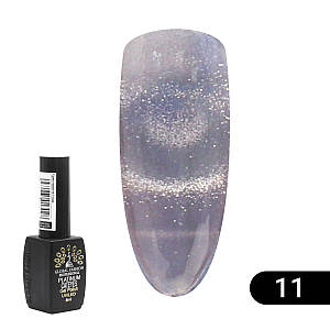 Гель лак Котяче око Platinum №11, 8мл