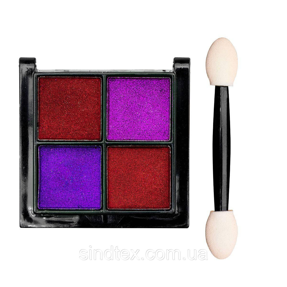 Дзеркальна втірка для нігтів Global Fashion 4в1 №03