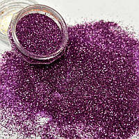 Глітер 1 кг, дрібні декоративні блискітки - фіолетовий