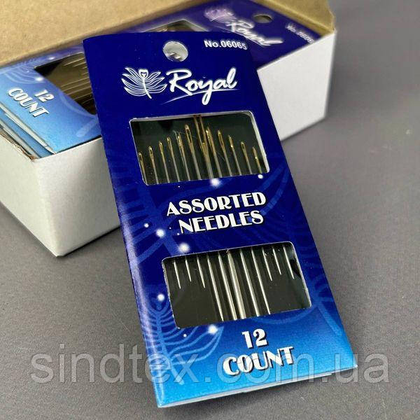Голки 12шт для ручного шиття Sindtex (06065)