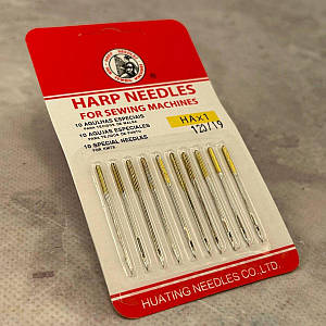 Голки для побутових швейних машин "Harp Needles" №120 -10шт