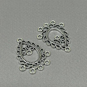 Конектор металевий "Схід ажур" 22х28 мм, Сталь