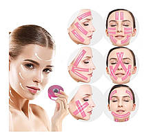 Тейп для обличчя Royal Tapes face care Косметологічний червоний 2,5см*5м, фото 6