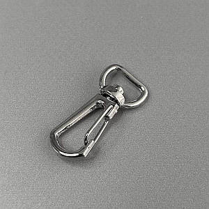 Карабін для сумки 10 мм, нікель - 3,5 см