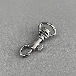 Карабін для сумки 10 мм, нікель - 3,5 см