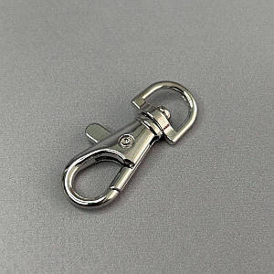 Карабін для сумки 10 мм, нікель - 3.8 см