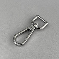 Карабін для сумки 12 мм, нікель - см