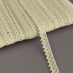 Мереживо лляне 1,1 см -  Бежевий (М6468-1)