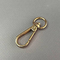 Карабін для сумки 13 мм, золото - 4,5 см