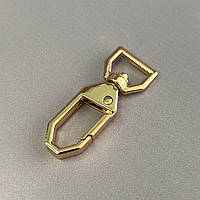 Карабін для сумки 13 мм, золото - 5 см