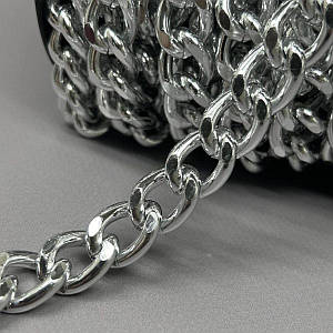 Декоративні ланцюги, колір срібло 4,0 мм