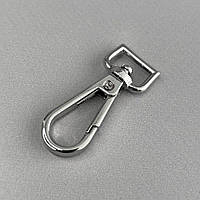 Карабін для сумки 13 мм, нікель - 4,5 см