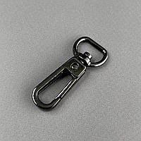 Карабін для сумки 13 мм, темний нікель - 4,2 см