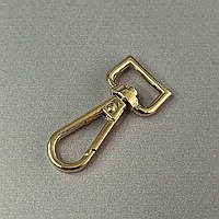 Карабін для сумки 25 мм, золото - 5,5 см