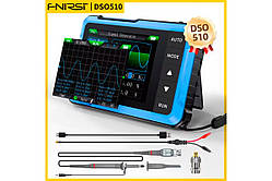 Осцилограф FNIRSI DSO-510 1 канал х 10 МГц, з генератором 50 кГц зі щупом P6100