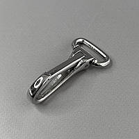 Карабін для сумки 24 мм, нікель - 6,5 см