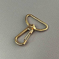 Карабін для сумки 25 мм, золото - 4 см