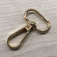 Карабін для сумки 25 мм, золото - 4,5 см