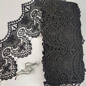 Мереживо макраме Sindtex 11см (13м) Колір - Чорний (38-D2222901-3)