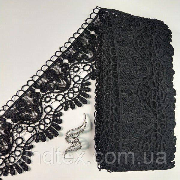 Мереживо макраме Sindtex 11см (13 м) Колір - Чорний (46-D22884-3)