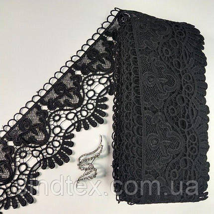 Мереживо макраме Sindtex 11см (13 м) Колір - Чорний (46-D22884-3), фото 1