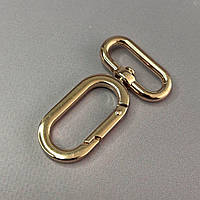 Карабін для сумки 25 мм, золото - 5,5 см