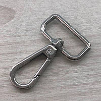 Карабін для сумки 25 мм, нікель - 4,5 см