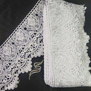 Мереживо макраме Sindtex 14 см (13 м) колір-білий (41-ly018-0278-1)