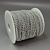 Намистина на нитці 1 метр, Ø3 мм, срібло, фото 3