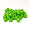 Намистини пластикові 8 мм - 10 гр, колір салатовий #16, фото 3