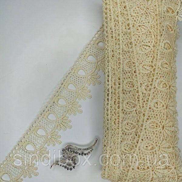 Мереживо макрамі Sindtex 5см (20м) Колір - Молочний (01-Y10495-5), фото 1