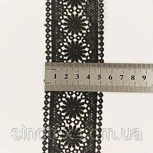 Мереживо макраме Sindtex 5см (20 м) Колір - Чорний (20-Y10489-3), фото 5
