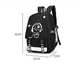 Рюкзак UKC Music з USB світиться в темряві, фото 5