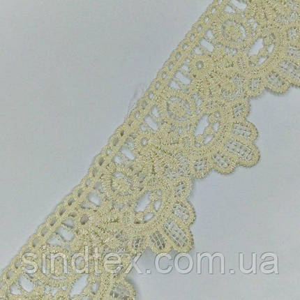 Мереживо макраме Sindtex 6,5см (13м) Колір - Молочний (07-T1138-7), фото 3