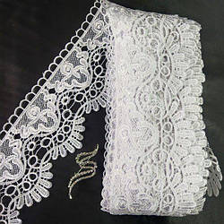 Мереживо макраме Sindtex 11 см (13 м) колір-білий (46-D22884-1)