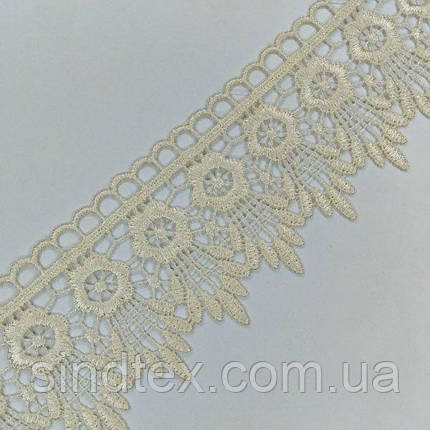 Мереживо макраме Sindtex 6,5см (20м) Колір - Молочний (05-XR13023-8), фото 3
