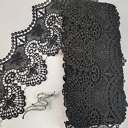 Мереживо макраме Sindtex 11см (13м) Колір - Чорний (38-D2222901-3)