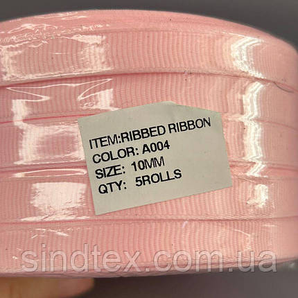 Стрічка репсова 1 см (10 мм) 23м моток - А004, фото 2