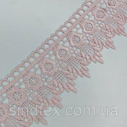 Мереживо макраме Sindtex 6,5см (20м) Колір - Рожевий (05-XR13023-10), фото 2