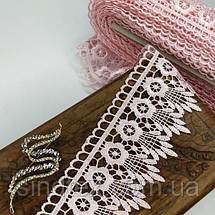 Мереживо макраме Sindtex 6,5см (20м) Колір - Рожевий (05-XR13023-10), фото 3