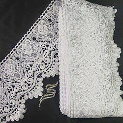 Мереживо макраме Sindtex 14 см (13 м) колір-білий (41-ly018-0278-1)