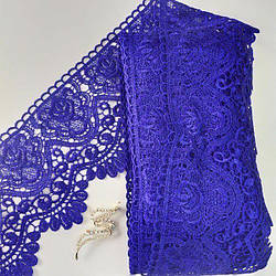 Мереживо макраме Sindtex 14 см (13 м) Колір - Синій електрик (41-Ly018-0278-3)