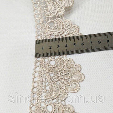 Мереживо макраме Sindtex 6CM (13M) Колір-бежевий (729-42-173), фото 4